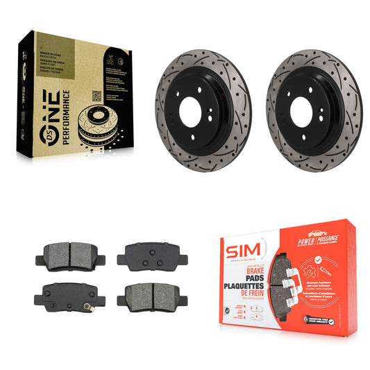 Disc Rotors and Semi-Metallic Brake Pads Kit-KDS-101682