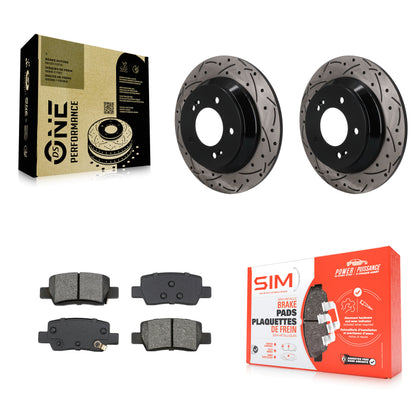 Disc Rotors and Semi-Metallic Brake Pads Kit-KDS-101683