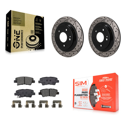 Disc Rotors and Semi-Metallic Brake Pads Kit-KDS-101684
