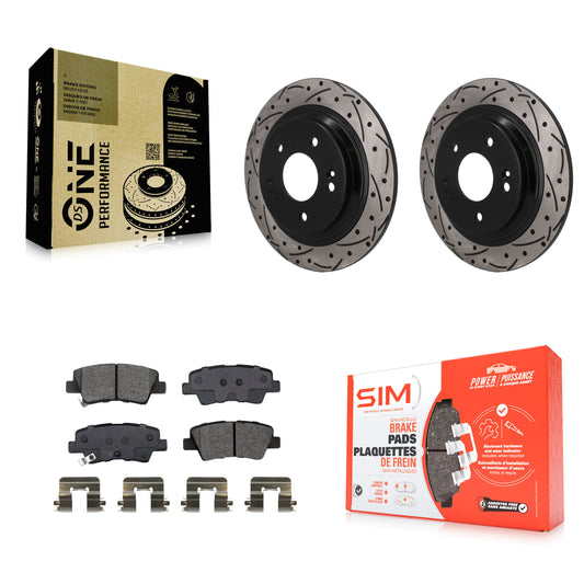 Disc Rotors and Semi-Metallic Brake Pads Kit-KDS-101684