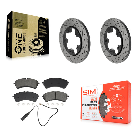 Disc Rotors and Semi-Metallic Brake Pads Kit-KDS-101688