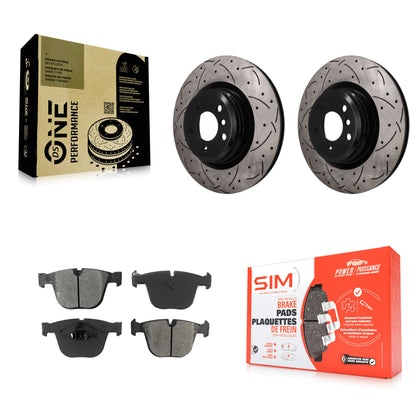 Disc Rotors and Semi-Metallic Brake Pads Kit-KDS-101689