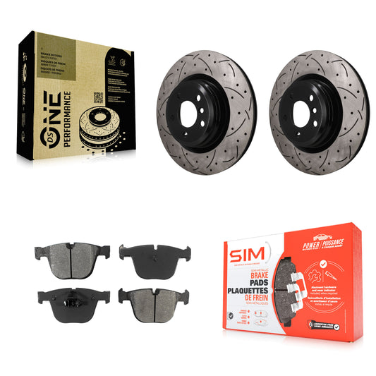 Disc Rotors and Semi-Metallic Brake Pads Kit-KDS-101689