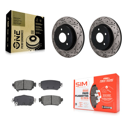 Disc Rotors and Semi-Metallic Brake Pads Kit-KDS-101691