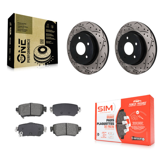 Disc Rotors and Semi-Metallic Brake Pads Kit-KDS-101691