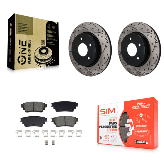 Disc Rotors and Semi-Metallic Brake Pads Kit-KDS-101692