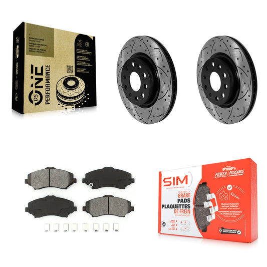 Disc Rotors and Semi-Metallic Brake Pads Kit-KDS-101701