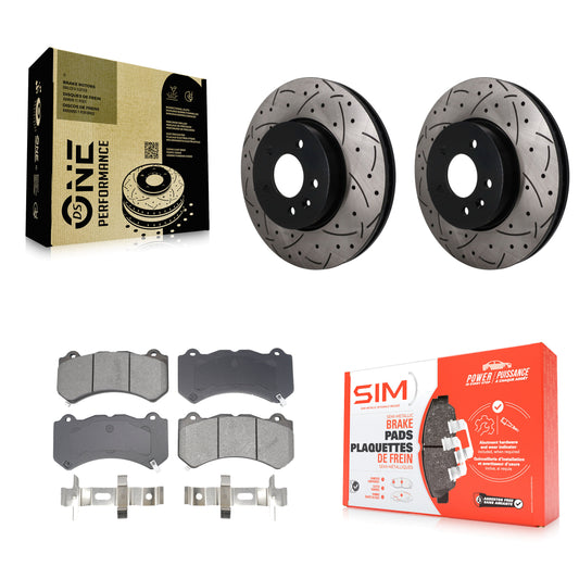 Disc Rotors and Semi-Metallic Brake Pads Kit-KDS-101703