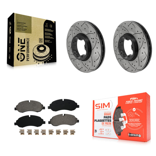 Disc Rotors and Semi-Metallic Brake Pads Kit-KDS-101704