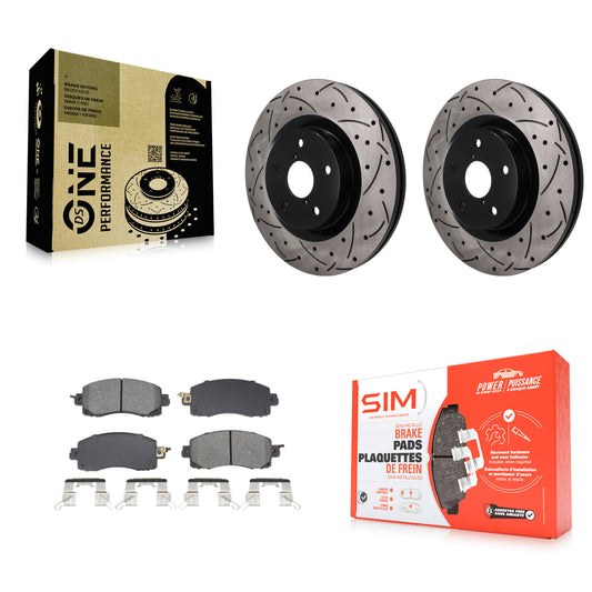 Disc Rotors and Semi-Metallic Brake Pads Kit-KDS-101705