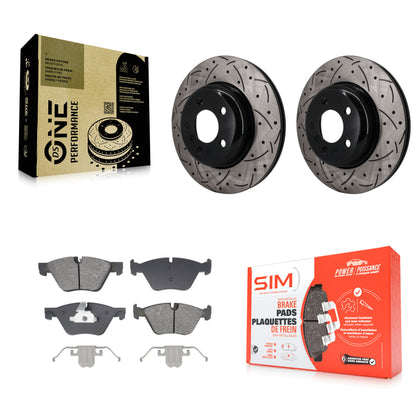 Disc Rotors and Semi-Metallic Brake Pads Kit-KDS-101707