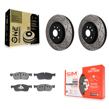 Disc Rotors and Semi-Metallic Brake Pads Kit-KDS-101708