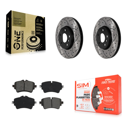 Disc Rotors and Semi-Metallic Brake Pads Kit-KDS-101710