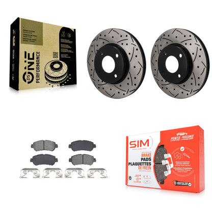 Disc Rotors and Semi-Metallic Brake Pads Kit-KDS-101715