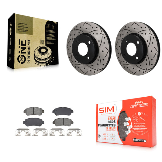 Disc Rotors and Semi-Metallic Brake Pads Kit-KDS-101715