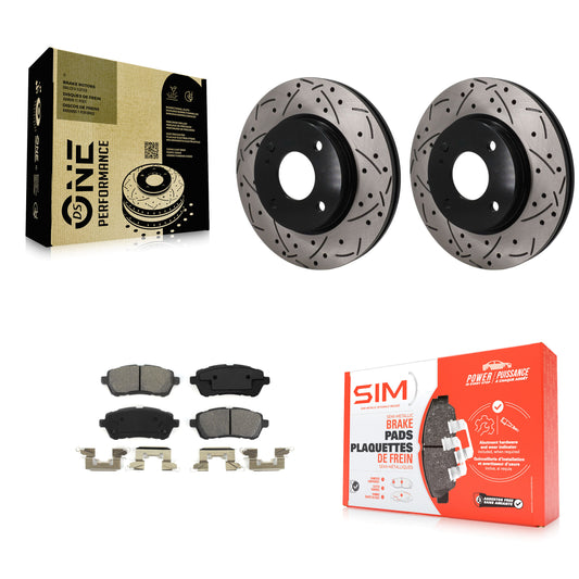 Disc Rotors and Semi-Metallic Brake Pads Kit-KDS-101717