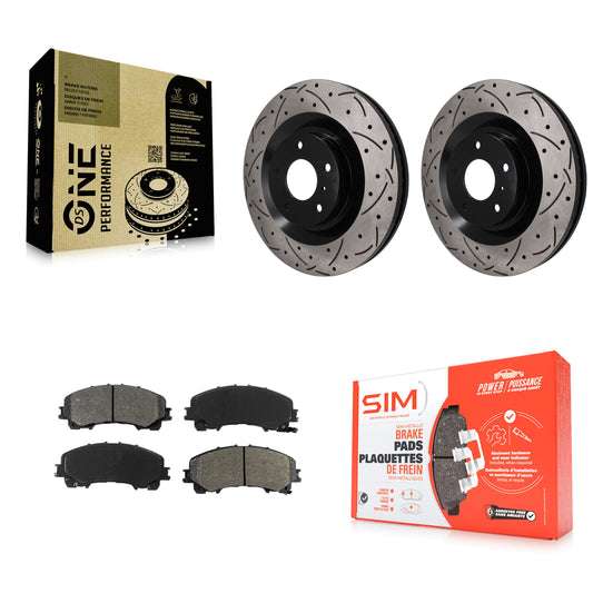 Disc Rotors and Semi-Metallic Brake Pads Kit-KDS-101719