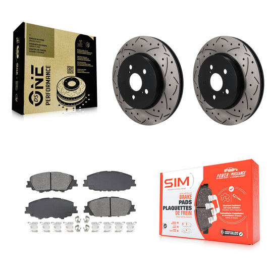 Disc Rotors and Semi-Metallic Brake Pads Kit-KDS-101722