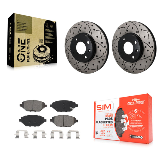 Disc Rotors and Semi-Metallic Brake Pads Kit-KDS-101723