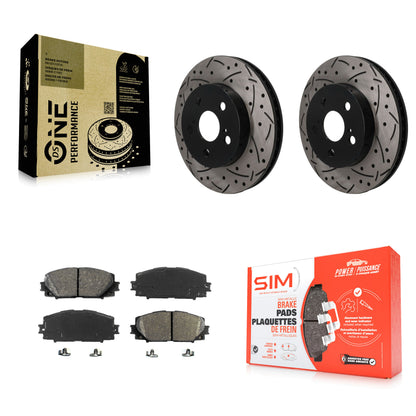 Disc Rotors and Semi-Metallic Brake Pads Kit-KDS-101728