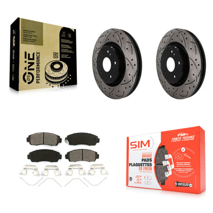 Disc Rotors and Semi-Metallic Brake Pads Kit-KDS-101732