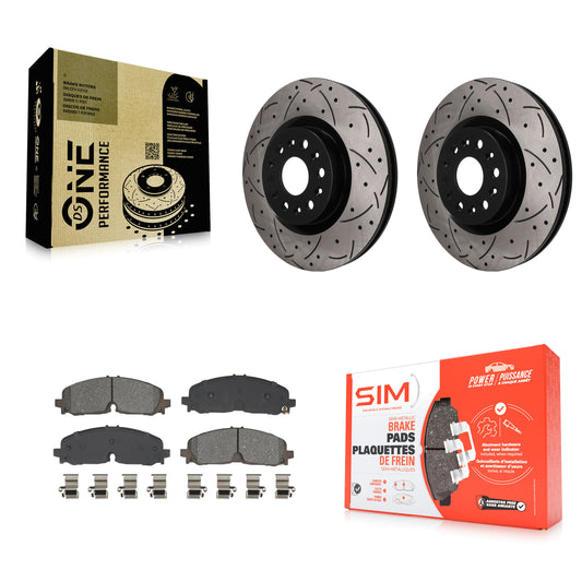Disc Rotors and Semi-Metallic Brake Pads Kit-KDS-101737