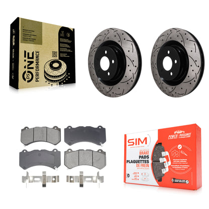 Disc Rotors and Semi-Metallic Brake Pads Kit-KDS-101740