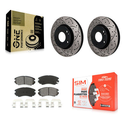 Disc Rotors and Semi-Metallic Brake Pads Kit-KDS-101746