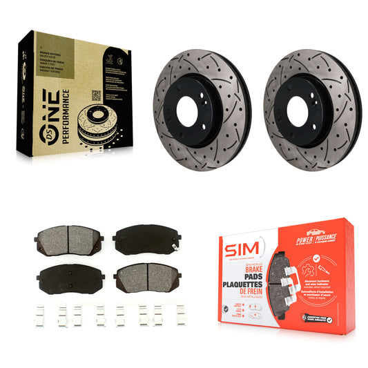 Disc Rotors and Semi-Metallic Brake Pads Kit-KDS-101747