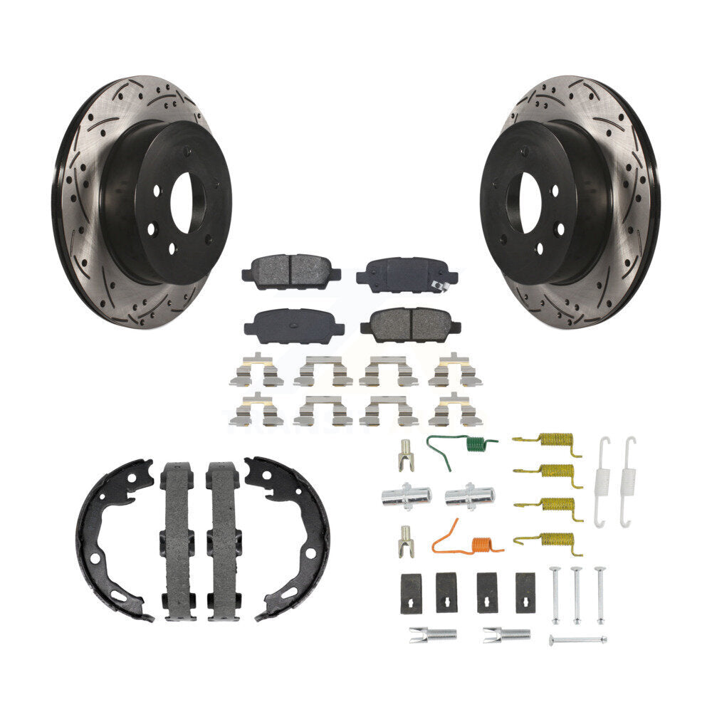Coated Disc Rotors and Semi-Metallic Brake Pads Kit-KDS-101752 Kit.bestparts.ca