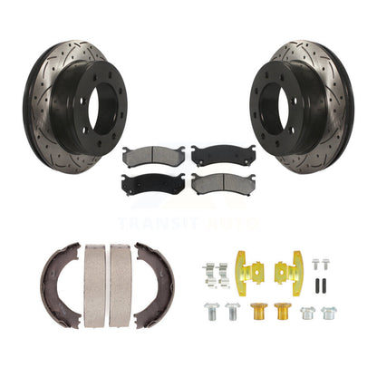 Coated Disc Rotors and Semi-Metallic Brake Pads Kit-KDS-101769
