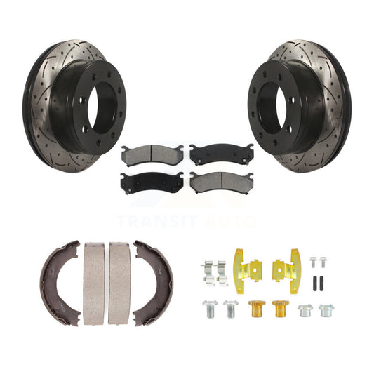 Coated Disc Rotors and Semi-Metallic Brake Pads Kit-KDS-101769