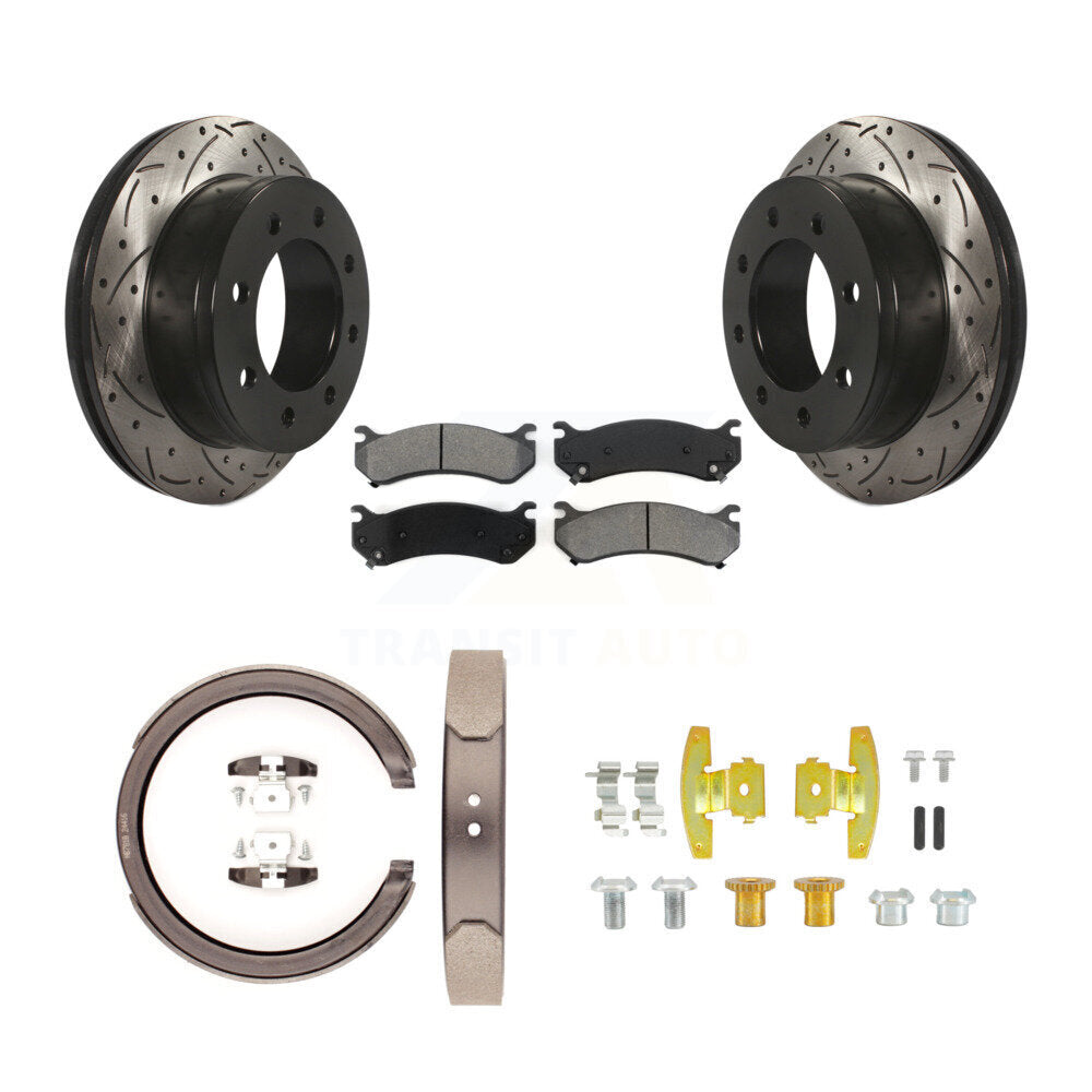 Coated Disc Rotors and Semi-Metallic Brake Pads Kit-KDS-101770 Kit.bestparts.ca