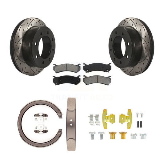 Coated Disc Rotors and Semi-Metallic Brake Pads Kit-KDS-101770