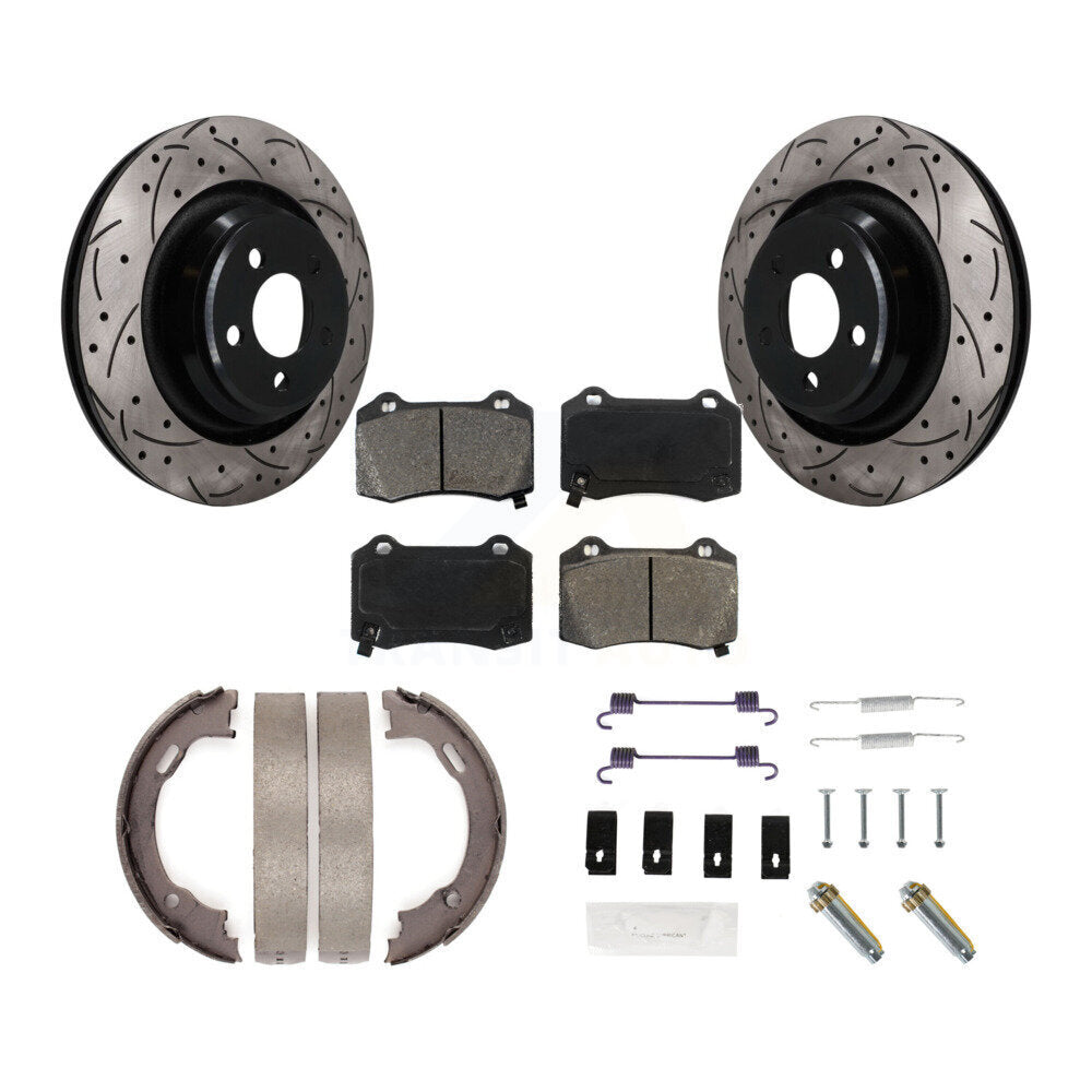 Disc Rotors and Semi-Metallic Brake Pads Kit-KDS-101771