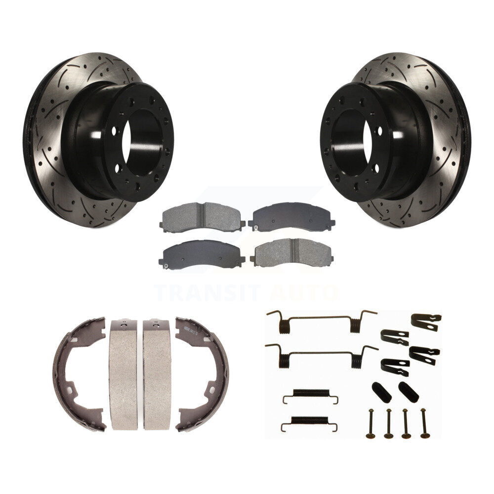 Coated Disc Rotors and Semi-Metallic Brake Pads Kit-KDS-101773 Kit.bestparts.ca