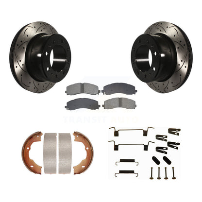 Coated Disc Rotors and Semi-Metallic Brake Pads Kit-KDS-101775