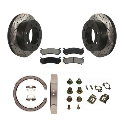 Coated Disc Rotors and Semi-Metallic Brake Pads Kit-KDS-101776