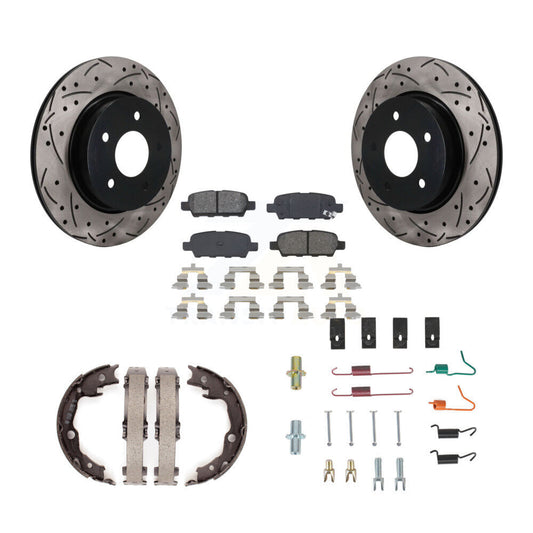 Disc Rotors and Semi-Metallic Brake Pads Kit-KDS-101777