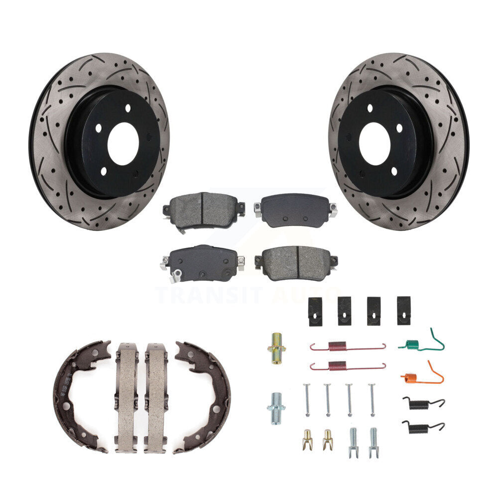 Disc Rotors and Semi-Metallic Brake Pads Kit-KDS-101778