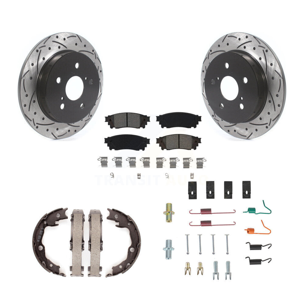 Coated Disc Rotors and Semi-Metallic Brake Pads Kit-KDS-101779