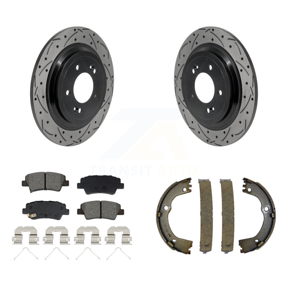 Disc Rotors and Semi-Metallic Brake Pads Kit-KDS-101780