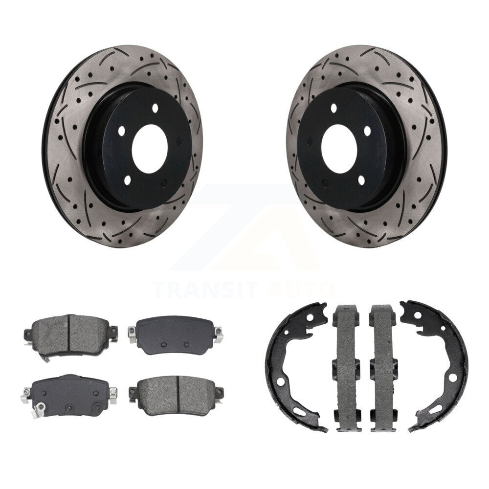 Disc Rotors and Semi-Metallic Brake Pads Kit-KDS-101783