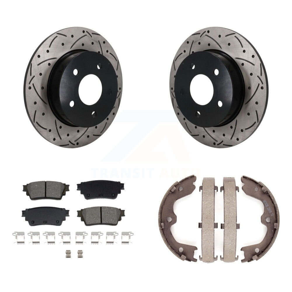 Disc Rotors and Semi-Metallic Brake Pads Kit-KDS-101791 Kit.bestparts.ca