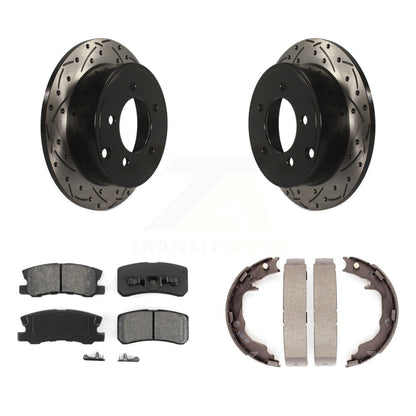 Coated Disc Rotors and Semi-Metallic Brake Pads Kit-KDS-101792