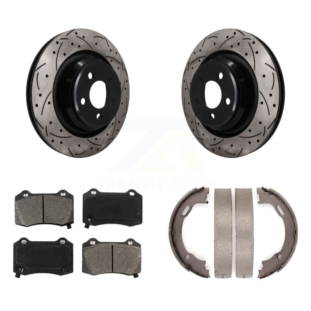 Disc Rotors and Semi-Metallic Brake Pads Kit-KDS-101795 Kit.bestparts.ca