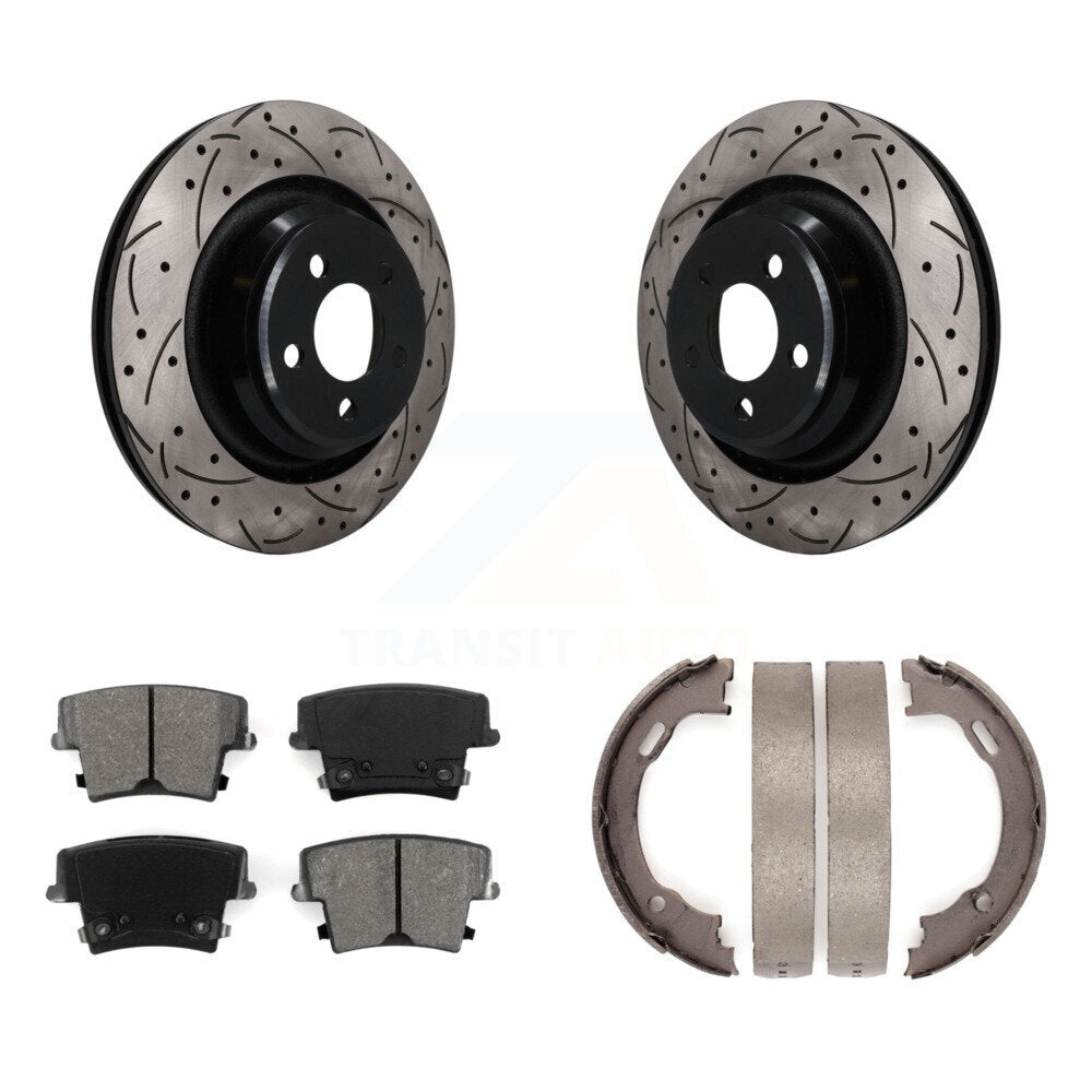 Disc Rotors and Semi-Metallic Brake Pads Kit-KDS-101796