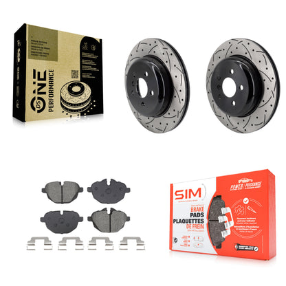 Disc Rotors and Semi-Metallic Brake Pads Kit-KDS-101797