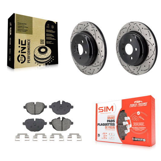 Disc Rotors and Semi-Metallic Brake Pads Kit-KDS-101797