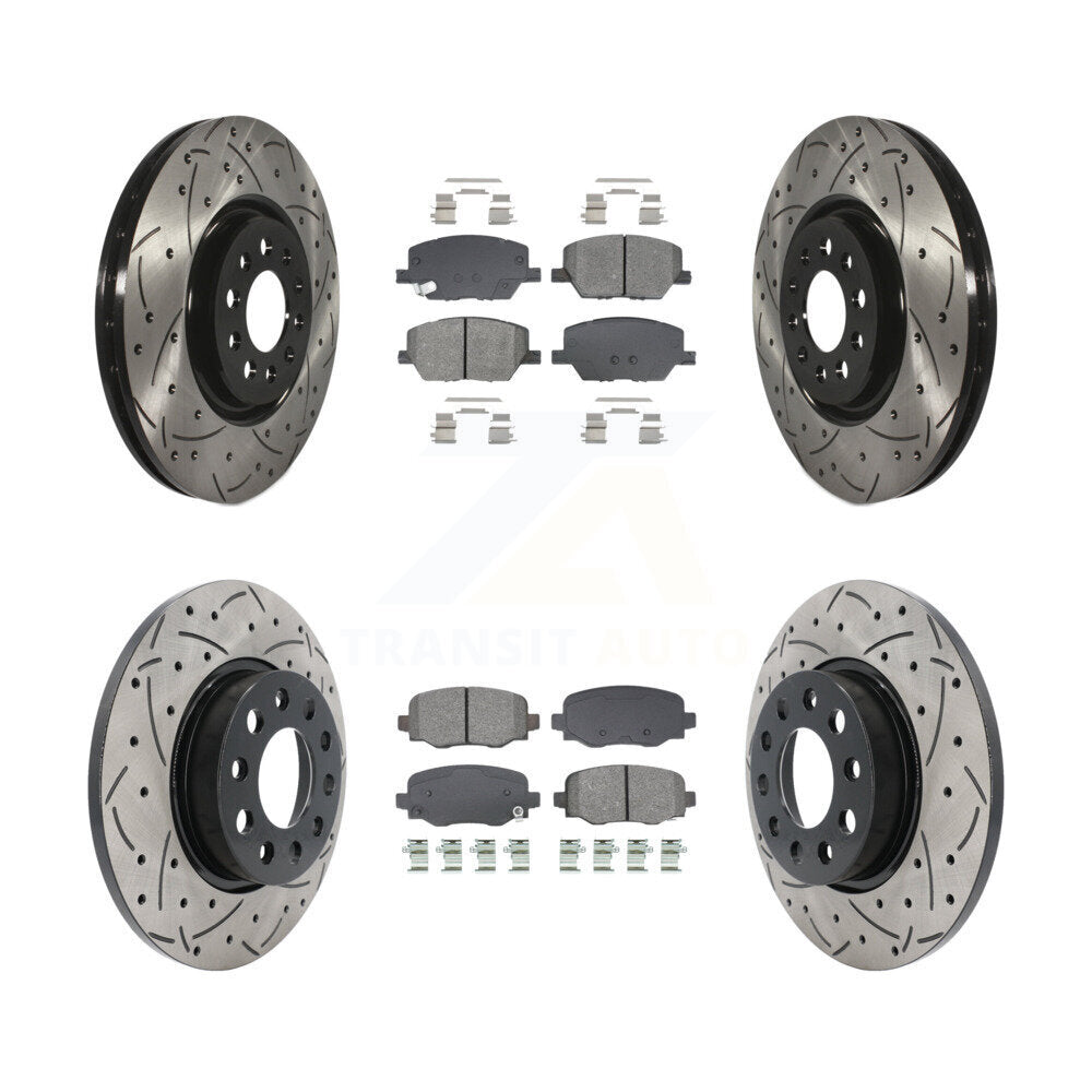 Disc Rotors and Semi-Metallic Brake Pads Kit-KDS-101799